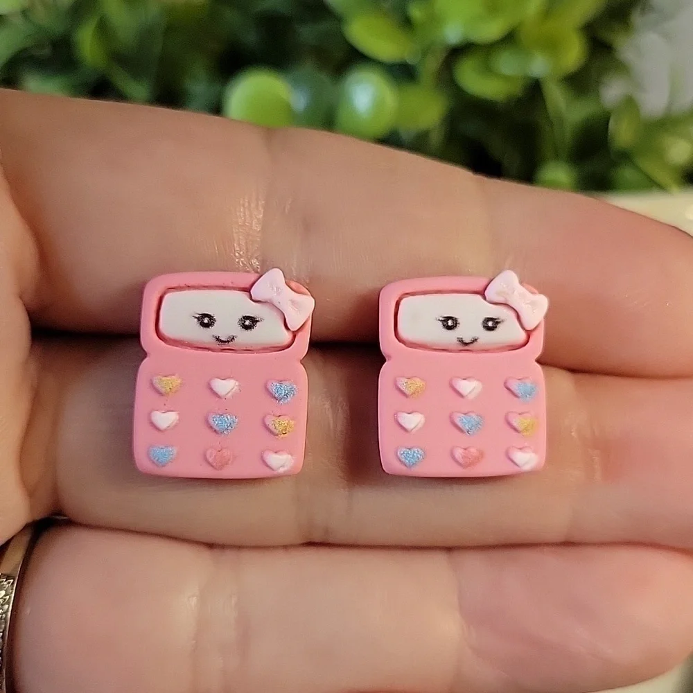 🔥LAST PAIR🔥 Kawaii Calculator Stud Earrings